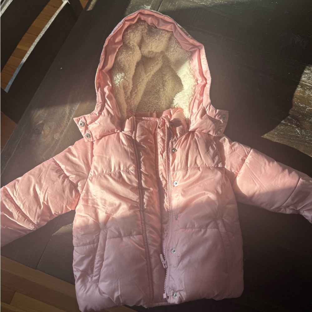 Baby pink gap 3t winter puffer coat